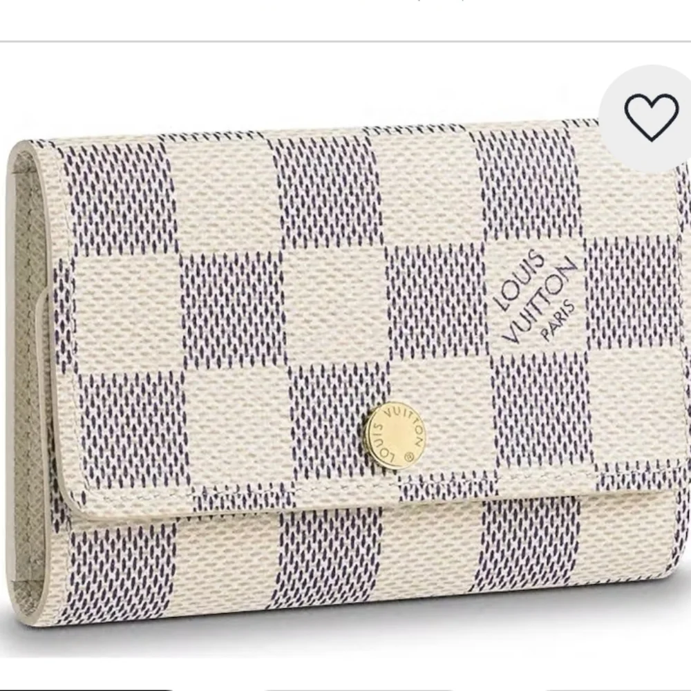 Louis Vuitton Damier Azur 6 Key Holder Authentic